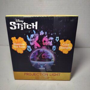 NEW/SEALED Disney Stitch Projection Light Night Light Kids Room Lamp